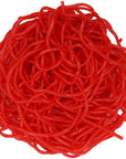 Licorice Laces Juicy Gummy Shoe Strings Candy Red Strawberry 1 Pound