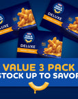 Kraft Deluxe Original Cheddar Macaroni  Cheese Dinner 3 ct Pack 14 oz Boxes