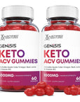 Justified Laboratories (2 Pack) Genesis Keto ACV Gummies - 1000MG