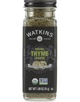 Watkins Gourmet Organic Thyme Leaves, 1.09 Ounce