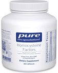 Pure Encapsulations Homocysteine Factors | Supplement to Support Normal Homocysteine Levels and Cardiovascular Health* | 180 Capsules