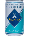 Classic Ginger Beer Regatta Craft Mixers AllNatural Ingredients NonGMO 75oz Case of 24 Sleek Cans