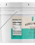 Fusilli Pasta (1 Gallon) Homestyle, Easy to Make, Boils in 10 Minutes, Storable