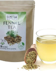 Fusion Select Fennel Tea Bags  Nutritious Relaxing Nighttime Drink with Zero Caffeine Calories Sodium Sugar Fat  Easy to Brew Made of Natural Ingredients  Resealable Pouch  4g 30 Tea Bags