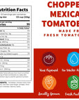 Dei Fratelli Chopped Mexican Tomatoes with Jalapenos 145 oz Cans 6 pack  VineRipened  Non GMO GlutenFree