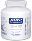 Pure Encapsulations Nutrient 950 Without Copper & Iron | Hypoallergenic Multi-Vitamin/Mineral Formula for Optimal Health | 180 Capsules