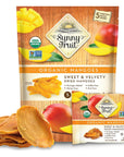 Sunny Fruit Soft Organic Dried Mangoes  1 Bag 5 Individual Portion Packs  Healthy Convenient Snack Packs  ORGANIC NONGMO VEGAN HALAL KOSHER NO PRESERVATIVES NO SUGAR ADDED