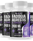 Thalacy 2400mg Fadogia Agrestis Tongkat Ali Supplement - 240 Softgels