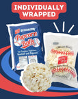 Kathy Kaye Individually Wrapped Popcorn Balls Bulk Baseball Themed Party Favors Gluten Free Snacks 18 Count