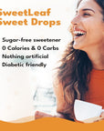 SweetLeaf Stevia Liquid Sweet Drops - English Toffee Flavored Drops, Stevia Liquid Sweetener, Zero-Calorie, Sugar-Free Syrup Alternative for Keto Coffee, Baking, Shakes, 2 Fl Oz (Pack of 2).