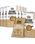 Bone Brewhouse - 9 Pack - Unflavored Chicken Bone Broth Protein Powder - Keto & Paleo Friendly - Instant Soup Broth - 15g Protein - Natural Collagen, Gluten-Free & Dairy Free - 45 Individual Packets