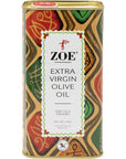 ZOE, Extra Virgin Olive Oil Tin, BPA Free Lining, 1L 33.8 Ounce Pack of 2