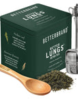 Betterbrand BetterLungs Mullein Lung Support Tea  20 Loose Leaf Servings  Ginseng Elderberry Ginger  Thyme for Lung Cleanse Congestion Relief Mucus Detox  Caffeine Free