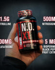 N.O. XT Nitric Oxide Supplement with Nitrosigine L Arginine & L Citrulline for Muscle Growth, Pumps, Vascularity, & Energy - Extra Strength Pre Workout N.O. Booster & Muscle Builder - 90 Veggie Pills