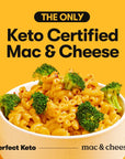 Perfect Keto Macaroni and Cheese GlutenFree Keto Pasta Grainfree Low Carb Pasta Easy and Delicious High Protein Pasta Keto Friendly Pasta Noodle Keto Mac and Cheese 6 Pack Yellow Cheddar