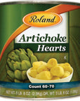 Roland Foods Whole Extra Small Artichoke Hearts 6070 Count 5 Lb 8 Oz25 kg Can