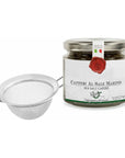 Mercato Di Bellina  Gourmet Italian Capers in Sea Salt with Fine Mesh Strainer  Large Capers Non Pareil  Capers For Cooking and Garnishing  Mediterranean Caper Imported From Italy