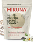 Mikuna Vegan Protein Powder (Vanilla, 15 Servings) - Plant Based Chocho Superfood Protein - Dairy Free Protein Powder Packed with Vitamins, Minerals & Fiber - Gluten, Keto & Lectin-Free