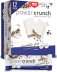 Power Crunch Protein Wafer Bars High Protein Snacks with Delicious Taste Chocolate Chip Cheesecake 14 Ounce 12 Count