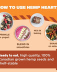 Hemp Seeds, 24 oz; 10g Plant Based Protein and 12g Omega 3 & 6 per Serving | Perfect for smoothies, yogurt & salad | Non-GMO, Vegan, Keto, Paleo, Gluten Free | Manitoba Harvest