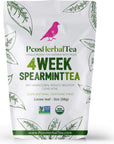 PCOS Spearmint Organic Tea helps hormone balance reduce unwanted hair clear acne healthy skin 1pack