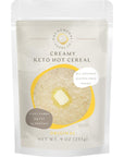 Phenomenal Foods Co Creamy Keto Hot Cereal Original  Low Carb Farina  Unsweetened  Gluten  Grain Free  Paleo  Diabetic Safe  High Protein Vegan Breakfast