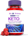 Bioscience Keto Gummies - Bioscience Keto ACV Gummies, Bioscience Keto Ketosis Gummies with Apple Cider Vinegar - Vegan, Non GMO - Advanced Formula Ketogenic Supplement (60 Gummies)