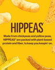 Hippeas Chickpea Puffs Vegan White Cheddar 08 Ounce Pack of 18 3g Protein 2g Fiber Vegan GlutenFree Crunchy Plant Protein Snacks