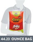 REESE'S and KIT KAT Milk Chocolate Assortment Snack Size, Individually Wrapped Candy Bulk Variety Bag, 44.23 oz (85 Pieces)