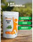 BulkSupplementscom Organic Kale Powder  Superfood Powder Greens Powder Kale Powder Organic  Vegan  Gluten Free  3g per Serving 500g 11 lbs Pack of 1