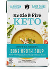 Kettle and Fire Butter Curry Keto Soup, Keto, Paleo Friendly, Gluten Free, High in Protein and Collagen, 1 Pack