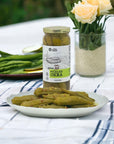 Laras Crisp and Hot Pickled Okra  Pack of 1 16 fl oz  Zesty Southern Style Spicy Okra Ideal for Charcuterie Boards Gourmet Snacks and Cocktails  GlutenFree AllNatural VeganFriendly