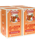 Southern Breeze Cold Brew Sweet Tea Blood Orange Iced Tea with Black Tea and Zero Carbs Zero Sugar 20 Individually Wrapped Tea Bags Pack of 4 Southern Sweet Tea Iced Tea Beverage