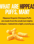 Hippeas Organic Chickpea Puffs Vegan White Cheddar, 1 Ounce, 6 Count