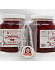 Members Mark Maraschino Cherries with stems 74 oz 2Count Set with Sophley Tong