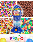 Playo 75 Spiral Gumball Machine Toy  Spiral Style  Kids Twirling Style Candy Dispenser  Birthday Parties Novelties Party Favors  Supplies  Gumballs Included