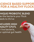 FlockLeader Thrive, Prebiotic Probiotic Daily Supplement