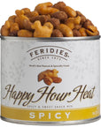 FERIDIES Happy Hour Heat Snack Spicy Mix - 9oz Vacuum Sealed Can