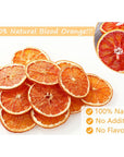 Premium Dried Blood Orange Slices45Oz128gDehydrated Blood Orange for CocktailsNO Addtives  No Sugar Added