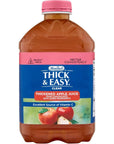 Thick & Easy Clear Thickened Apple Juice Flavored Drink - 46 oz