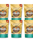 Lark Ellen Farm Vanilla Cinnamon Grain Free Granola Organic Raw Sprouted Certified Organic Low Sugar Vegan Granola Clusters Paleo Granola Crunchy Gluten Free Granola Bites for Cereal or Yogurt 8 oz 6 Pack