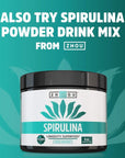 Zhou Nutrition Spirulina Tablets, Sustainably Grown in California, Nutrient-Packed Superfood, Vitamins, Vegan Protein, Amino Acids, Non-Irradiated, Gluten Free, Non-GMO, 30 Servings, 180 Count