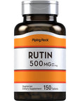 Piping Rock Rutin Supplement 500mg | 150 Tablets | Vegetarian, Non-GMO, Gluten Free