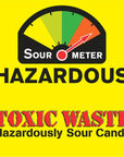 TOXIC WASTE  3Pack Toxic Waste Original Yellow Drums of Assorted Sour Candy  5 Flavors Apple Watermelon Lemon Blue Raspberry and Black Cherry 17 oz