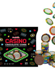 Fruidles Casino Poker Chips Belgian Milk Chocolate Coins Kosher Certified Dairy Non GMO 25Pack