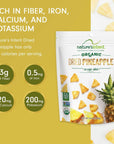 Natures Intent Organic Dried Pineapple  4 Pack x 35 Ounce  A Healthy Snack  Vegan Vegetarian USDA Organic NonGMO and GlutenFree with No Added Sugars or Preservatives  Real Dried Fruit