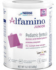 Alfamino Junior Amino Acid Based Pediatric Powder Formula, Vanilla, 14.1 oz