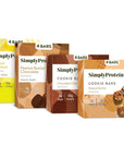 Simply Protein Snack Pack Protein Bars, Vegan Protein Bars Low Sugar High Protein, Gluten Free, 16 Pack