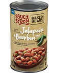 Saucy Spoon Baked Beans Jalapeno  Bourbon 2 cans