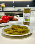 Laras Crisp and Hot Pickled Okra  Pack of 1 16 fl oz  Zesty Southern Style Spicy Okra Ideal for Charcuterie Boards Gourmet Snacks and Cocktails  GlutenFree AllNatural VeganFriendly